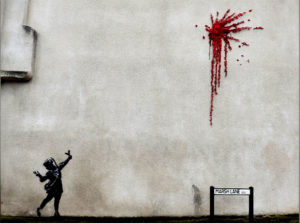 Banksy, cuya identidad no se conoce públicamente, no ha confirmado que la obra de arte sea suya.